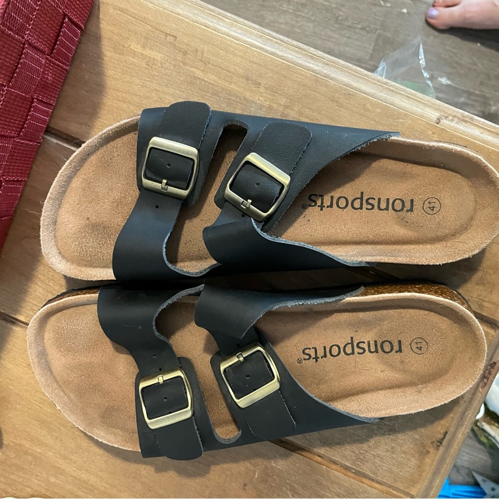 Ronsport cork buckle sandals